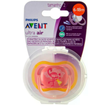 Chupeta Ultra Air Flamingo Philips Avent 6-18 M