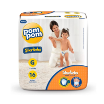 Fralda Shortinho Pom Pom G 16 Unidades