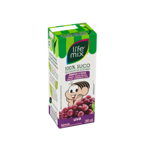 LIFE MIX Turma da Mônica Suco de Uva 200ml