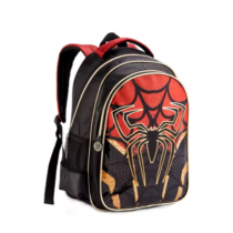 Mochila Infantil Homem Aranha Dark Preta Gold