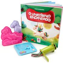 Super Massa com Livro Unicórnio Encantado Estrela
