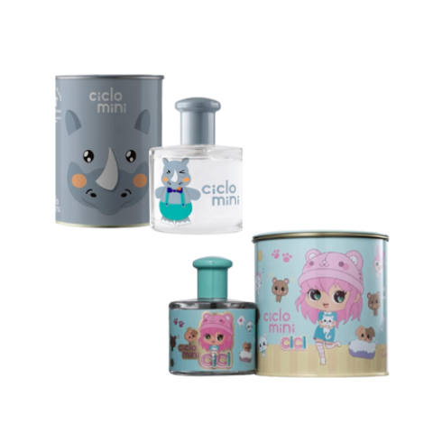 Perfume Infantil Ciclo Mini Deo Colonia Lata Cici Zoe ou Rino 100ml