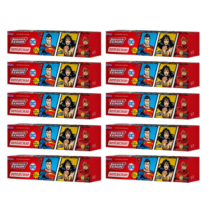 10 Unidades Creme Dental Dentalclean Liga da Justiça com Flúor Tutti Frutti 50g