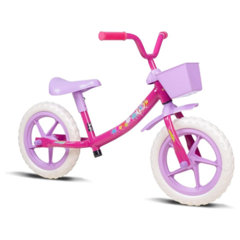 Bicicleta de Equilíbrio Verden Push Balance Rosa