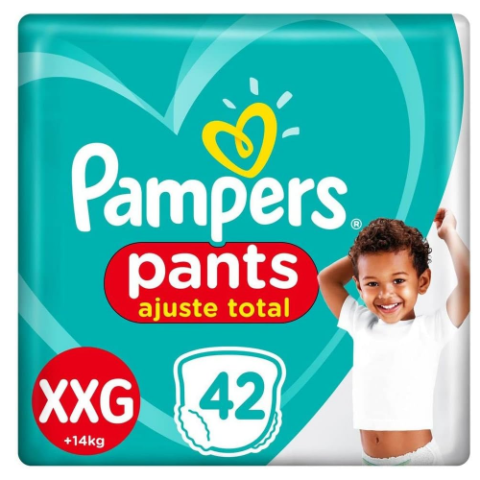 Fralda Pampers Pants Ajuste Total XXG 42 Unidades