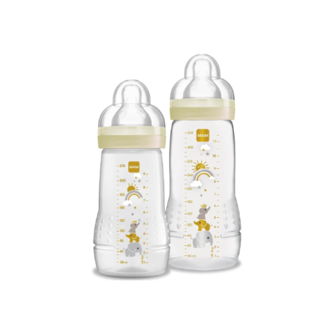 Kit Mamadeiras MAM Easy Active Set 270ml/330ml Neutra