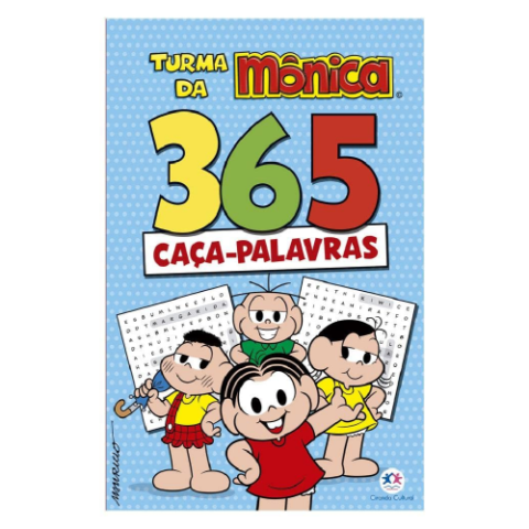 Livro Turma da Mônica 365 Caça-palavras