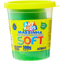 Massa de Modelar Soft Acrilex Verde 500g