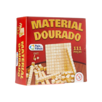 Material Dourado Com 111 Peças Pais & Filhos