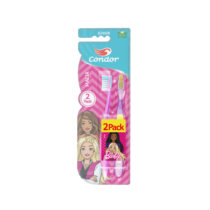 Pack 2 Escovas Dentais Condor Junior Barbie