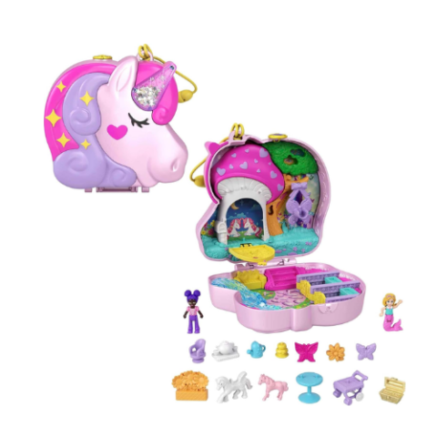 Polly Pocket Estojo Festa do Chá de Unicórnio