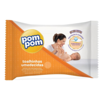 Toalhas Umedecidas Pom Pom Suave 46 Unidades