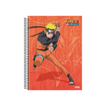 Caderno Universitário Espiral Naruto Capa Dura 80 Folhas