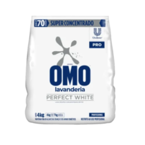 Lava-Roupas Pó Omo Perfect White Pacote 4kg