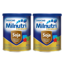 2 Latas Milnutri Premium Soja 800g