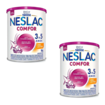 2 Latas Neslac Comfor Zero Lactose 700g