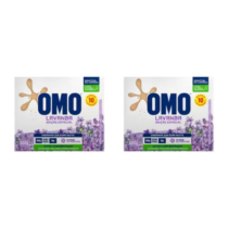 2 Unidades OMO Lava-Roupas Em Pó Com Ativo Concentrado Lavanda 800g