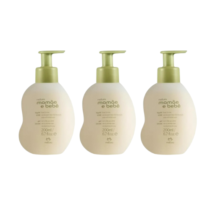3 Sabonetes Líquido da Cabeça aos Pés Mamãe e Bebê 200ml