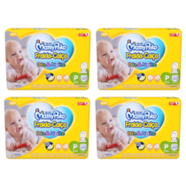 4 Pacotes Fralda-Calça MamyPoko Dia & Noite P 46 Unidades