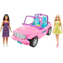 Barbie Jeep com Boneca e Amiga
