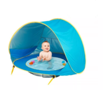 Barraca Infantil De Praia Com Piscina Com Protecao UV