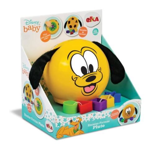 Encaixe Formas Pluto Disney Elka