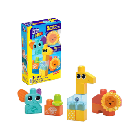 Mega Bloks Sensory Jogo de Construção Safári Roca ‘n Roll