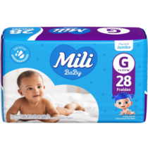 Fralda Mili Ultra Seca G 28 Unidades