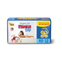 Fralda Turma Da Monica Baby Jumbinho XG 12 Unidades