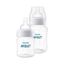 Kit 2 Mamadeiras Phillips Avent Anticólica 125/260ml Classic Cristal