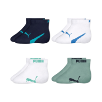 Kit 4 Pares Meia Bebê Puma Sapatilha Unissex