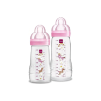 Kit Mamadeiras MAM Easy Active Set Rosa 270ml e 330ml