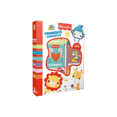 Livro Box com 6 MiniLivros Primeiros Conceitos Fisher-Price