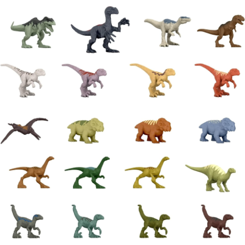 Mini 20 Dinossauros Jurassic World