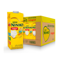 Pack 12 Unidades Leite UHT Integral Ninho 1L