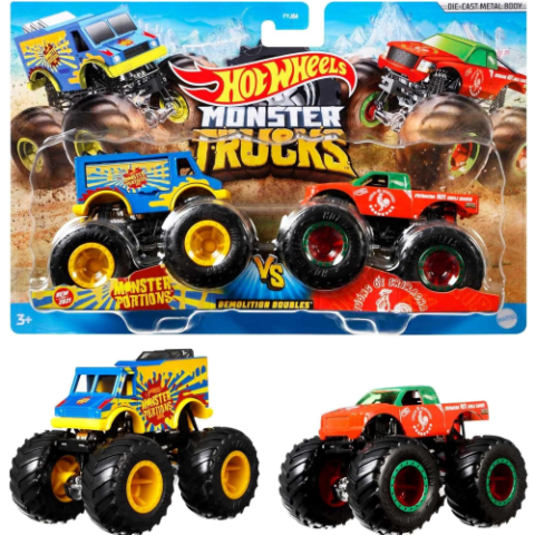 Pack 2 Hot Wheels Monster Trucks