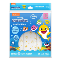 Pano de Boca Baby Shark Cremer 3 Unidades