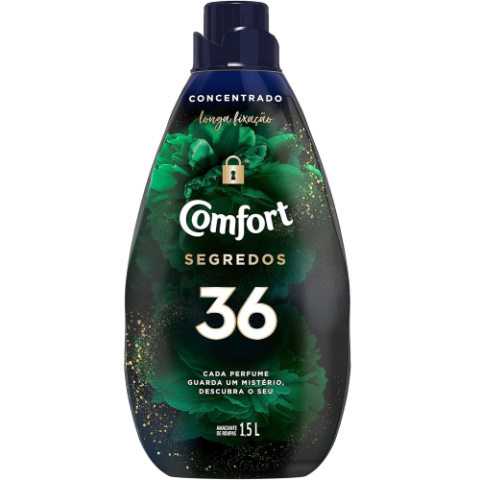 Amaciante Concentrado Comfort Segredos 36 1,5L
