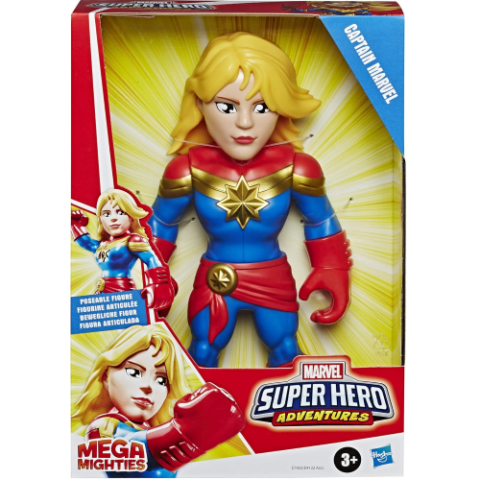 Boneca Capitã Marvel Super Hero Avengers