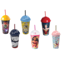 Copo Shake com Canudo Disney Plasútil 500ml