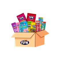 Kit Fini 60 pacotes Bala tubes gelatina Sortidas 15g