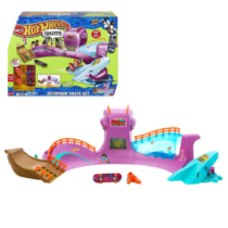 Hot Wheels Skate Pista de Brinquedo Skatepark de Polvo