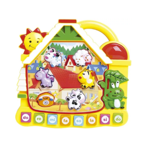 Brinquedo Educativo Paradise Musical Casinha Com Luz E Sons