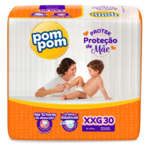 Fralda Pom Pom Protek Mega XXG 30 Unidades