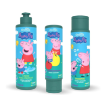 Kit Peppa Pig e George Griffus Shampoo + Condicionador + Creme para Pentear 220ml