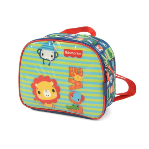 Lancheira Térmica Fisher Price Mão/Costas Vermelha