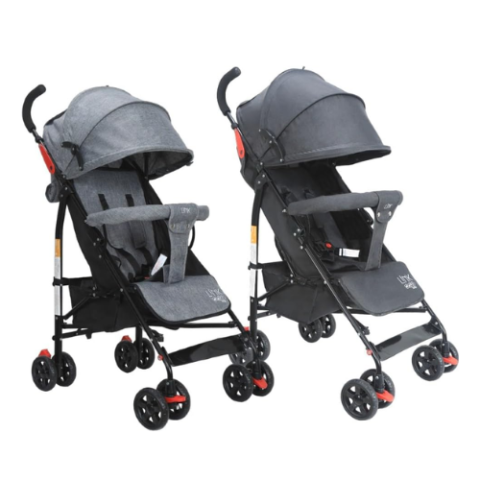 Maxi Baby Carrinho de Bebê Guarda Chuva Cinza ou Preto