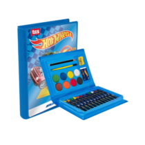 Mini Maleta Artística Hot Wheels 24 peças Tris