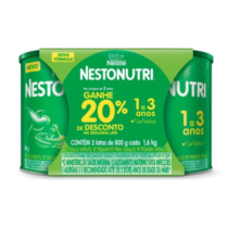 Pack Promocional 2 Latas Nestonutri 1 a 3 Anos 800g cada