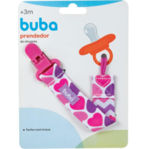 Prendedor de Chupeta Corações Buba